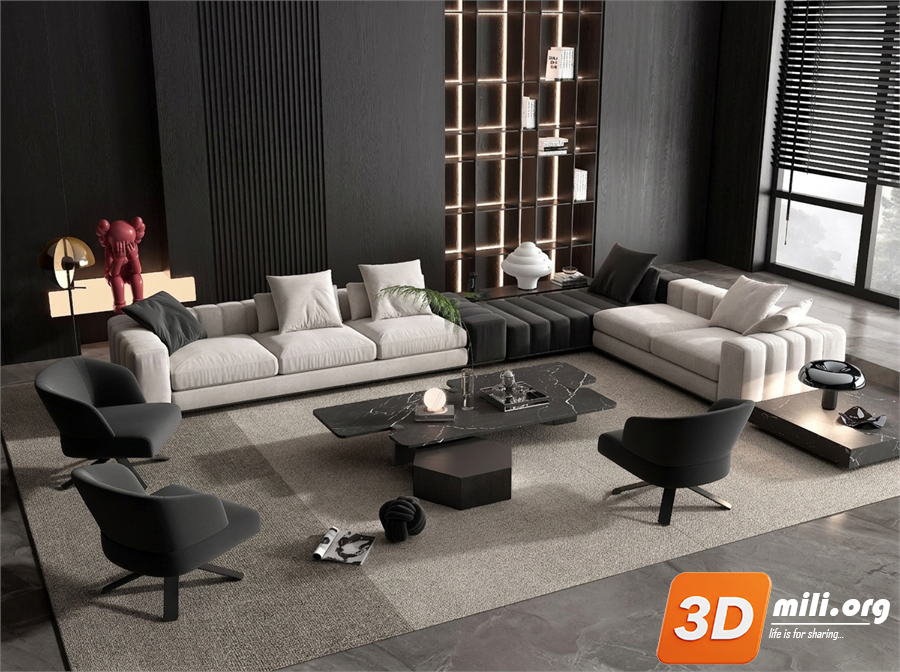 Sofa Minotti Skp Files 